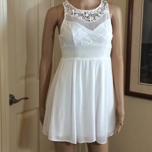 Forever 21 White Summer Dress Sz S